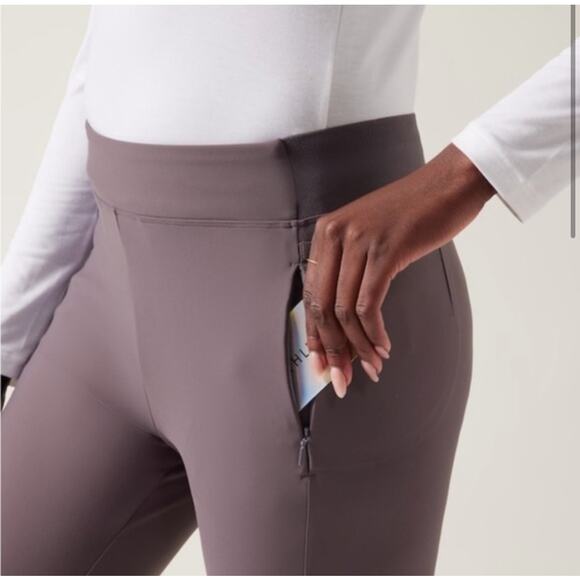 Plus Size Athleta Stellar Tight Legging Grey Size 20 - Picture 3 of 9